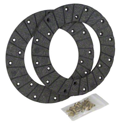 CKS1596 DISC BRAKE LININGS WITH RIVETS
