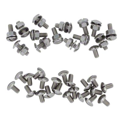 Hood, Grille, and Side Shield Screw Set Sheet Metal Hardware Sheet
