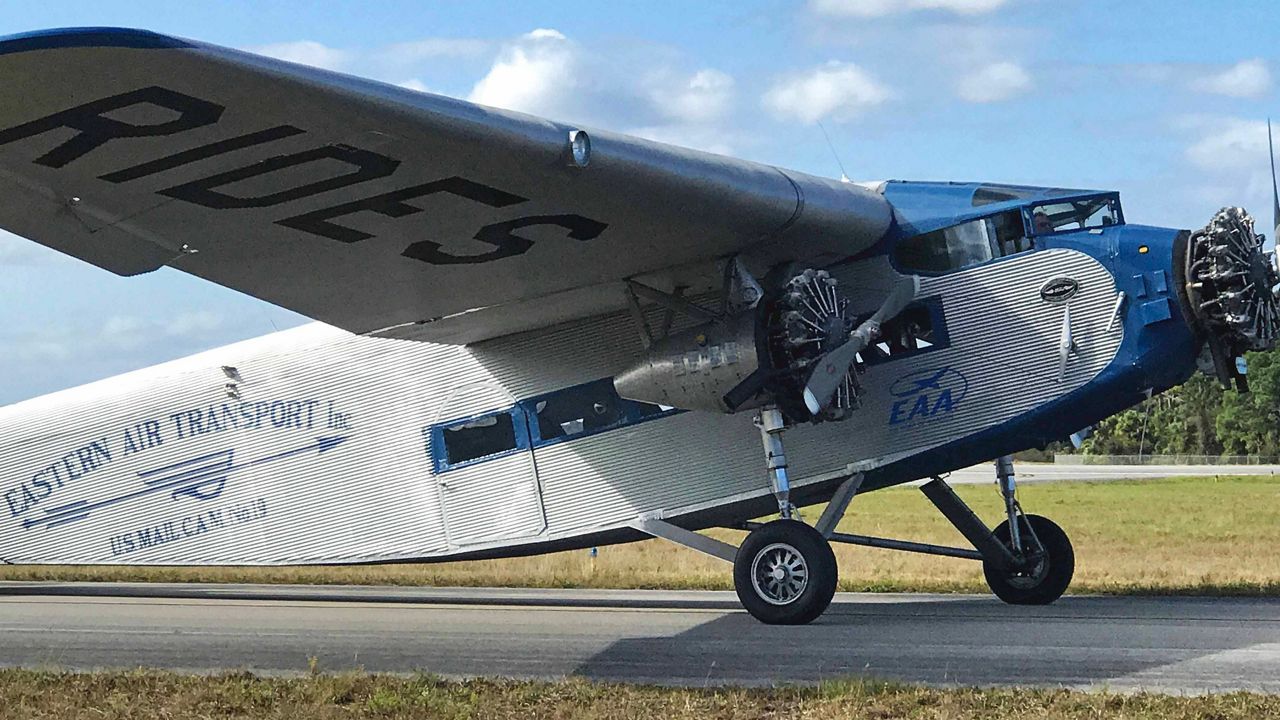 Pilots Giving Rides Aboard 1929 Ford TriMotor in Brevard