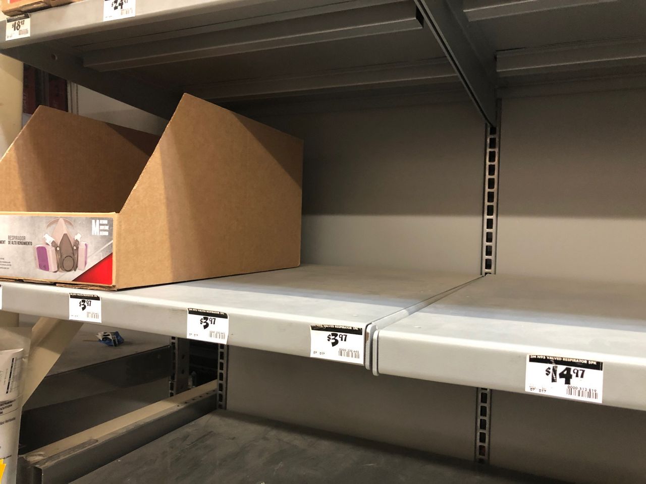 Face Masks Fly Off Store Shelves in Texas