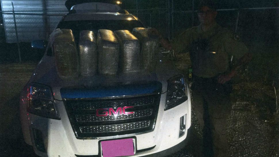 Driver arrested after 114 lbs of marijuana discovered in car