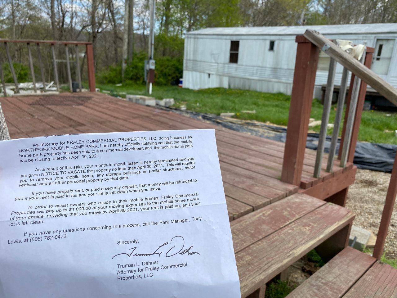 Morehead mobile home park soon to be a shopping center