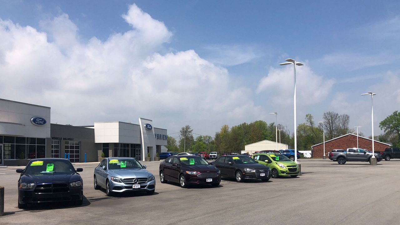 Chip shortage leaves Kentucky Ford Dealerships Empty