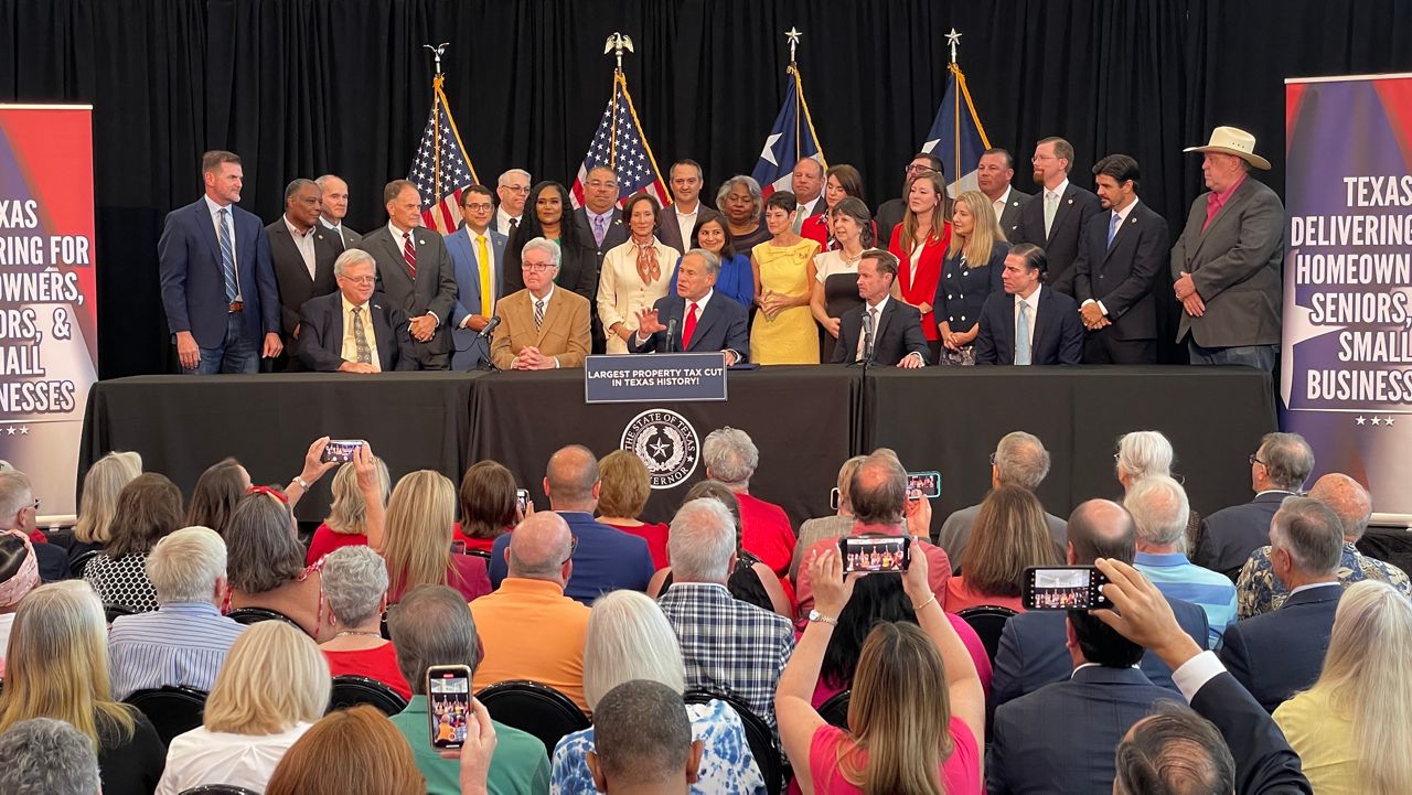 Gov. Abbott ceremonially signs property tax relief package