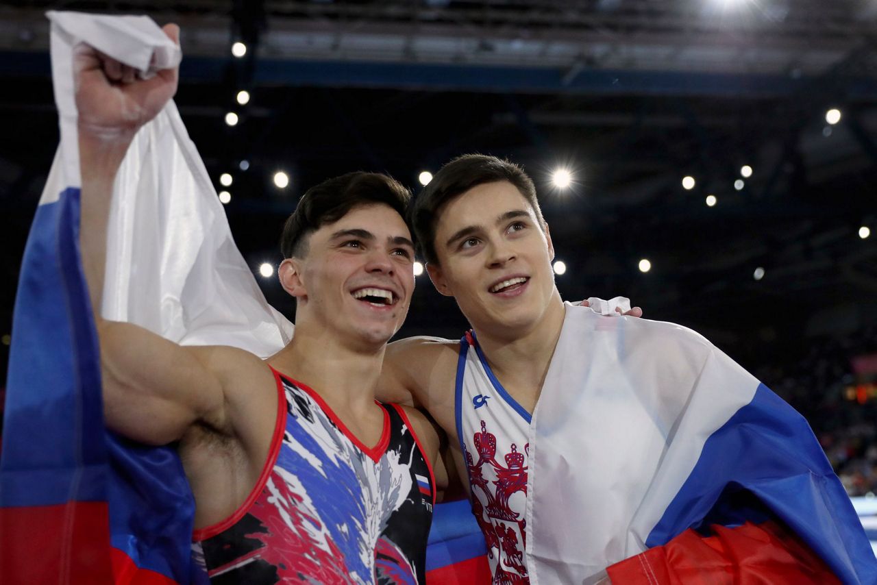 Russia's Nagornyy wins world allaround gymnastics gold