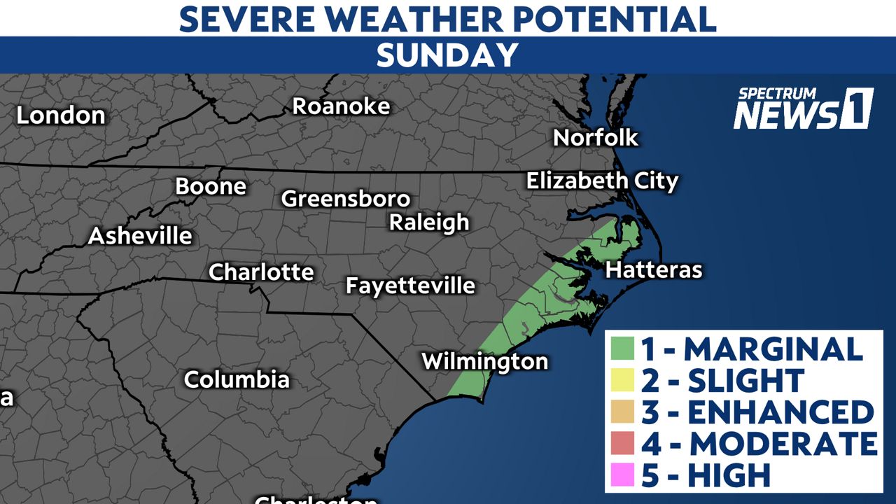Winter weather in North Carolina this weekend