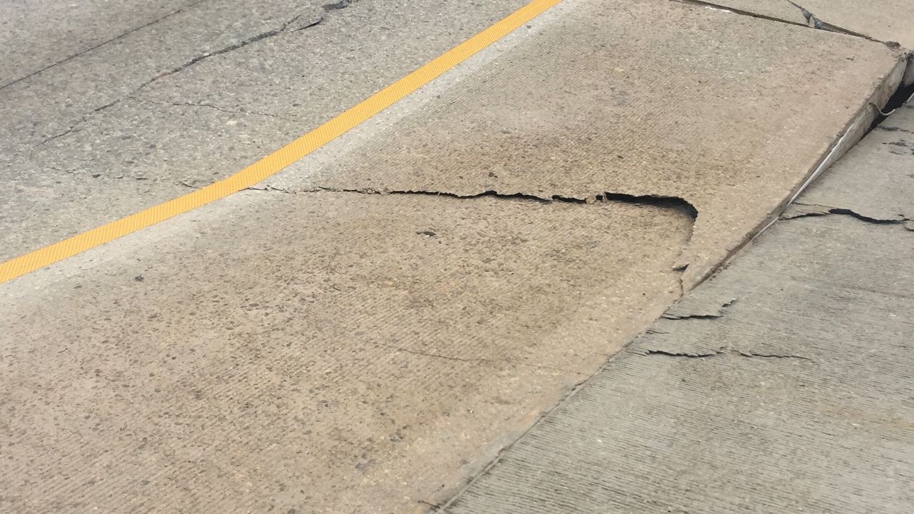 Extreme heat blamed for roadway buckling in Houston area