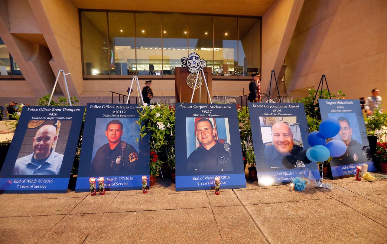 Slain Dallas officers remembered