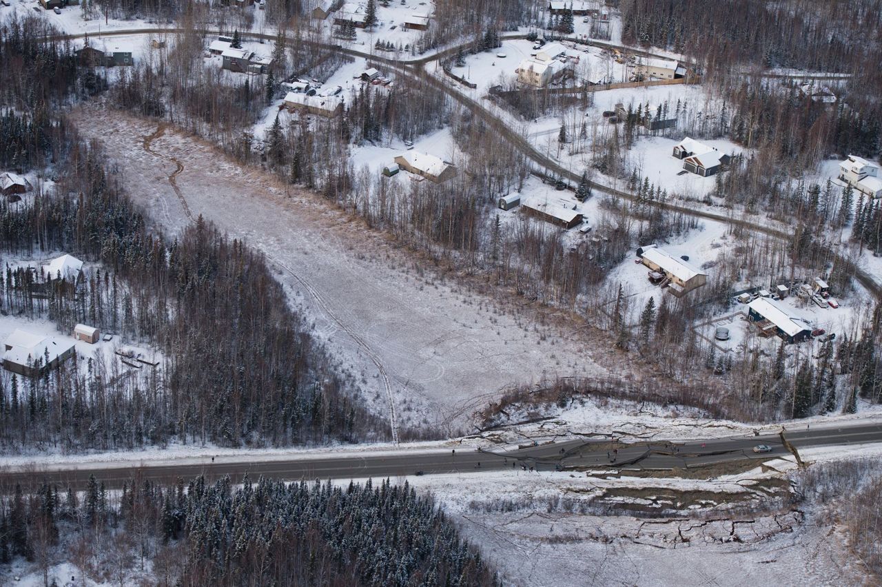 Alaska surveys damage from major earthquakes