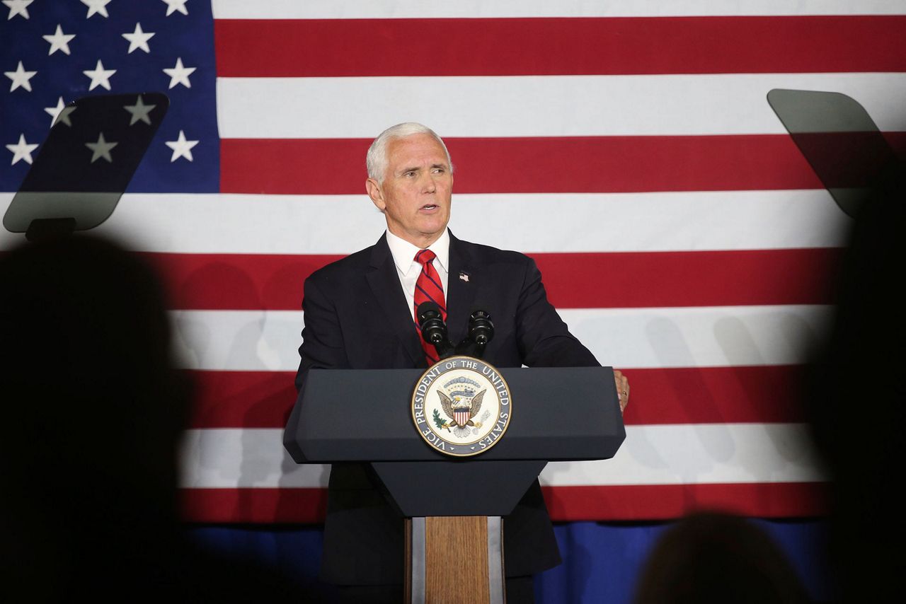 Pence turns up heat on Biden with Wisconsin speech