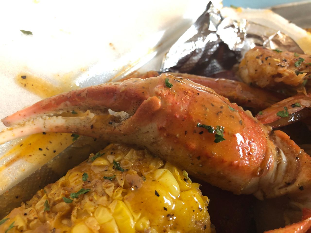 Menu Hopping Mr. 3's Crab Pot