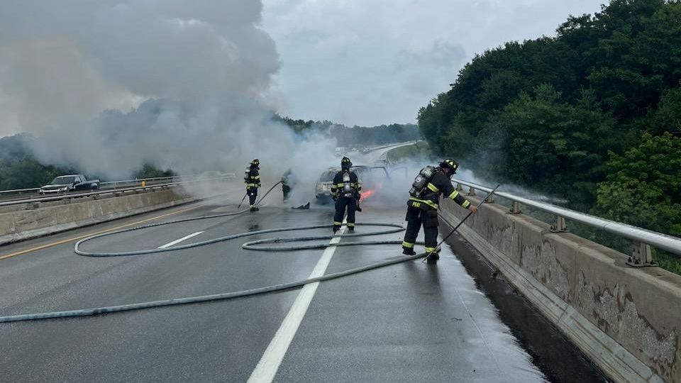 Twocar crash in storm in Lewiston