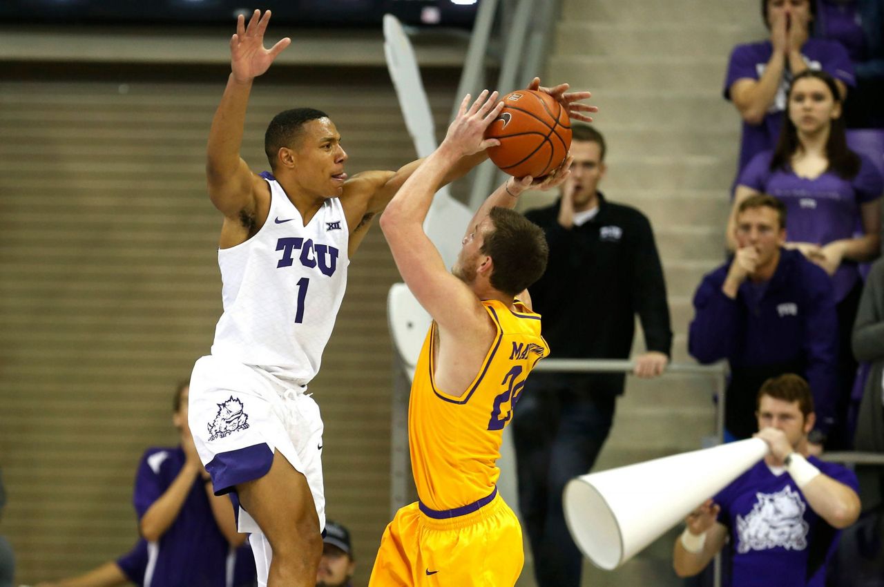 stuns No. 18 TCU 7364 for 1st win over Top 25 team