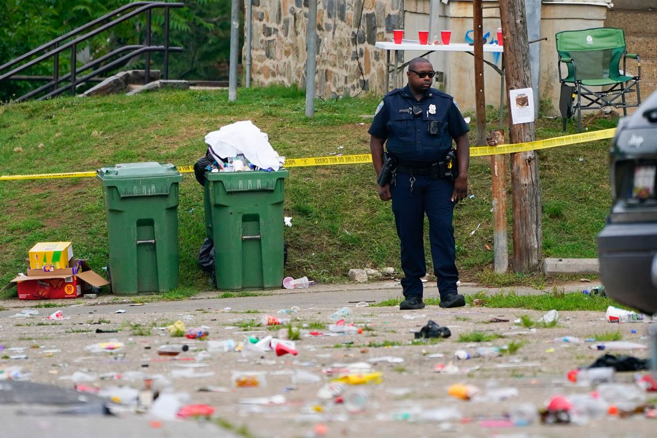 Baltimore police confirm officers are at mass shooting scene, report