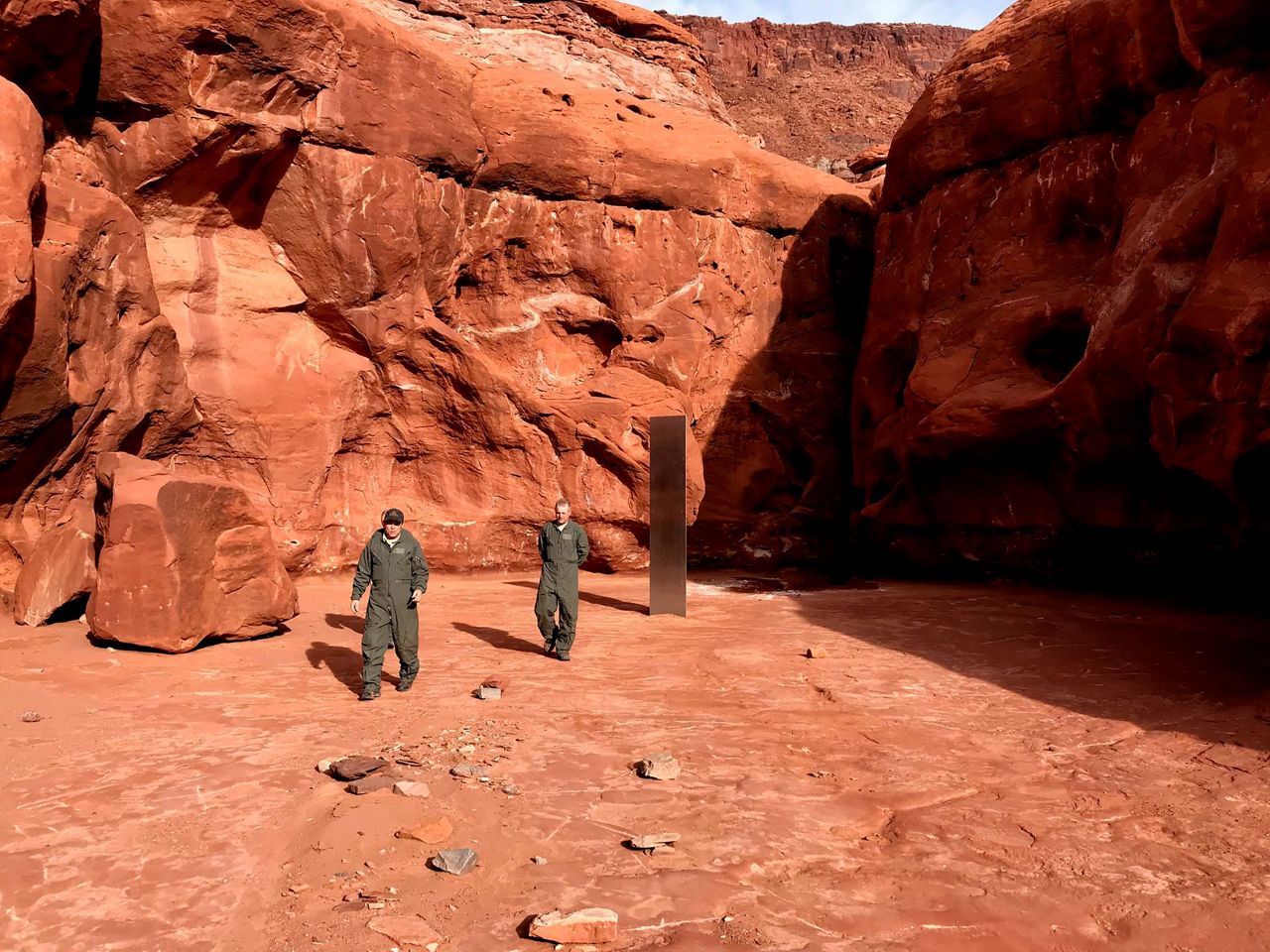 Mysterious silver monolith disappears from Utah desert