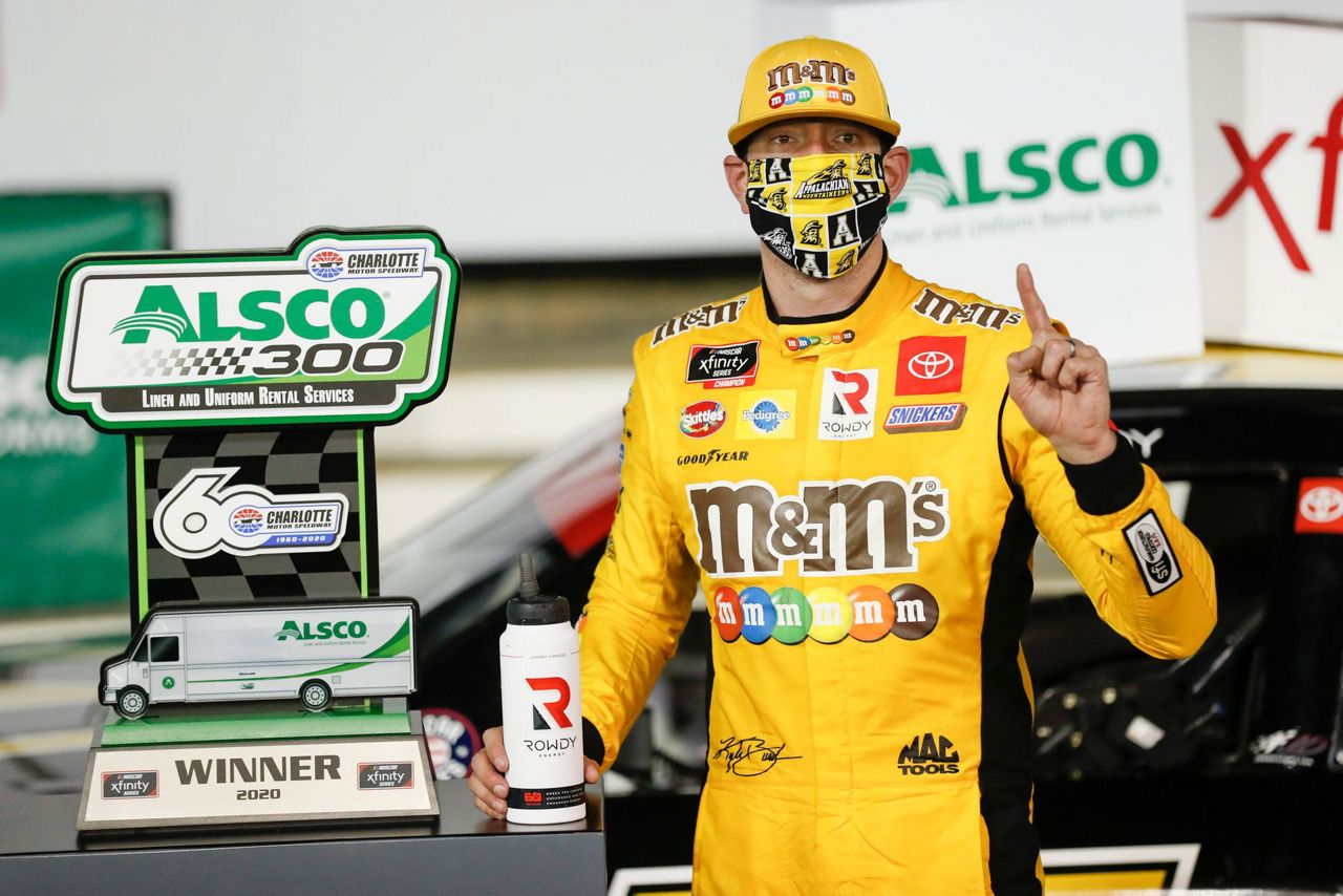 Busch passes Cindric in OT to win Xfinity race at Charlotte