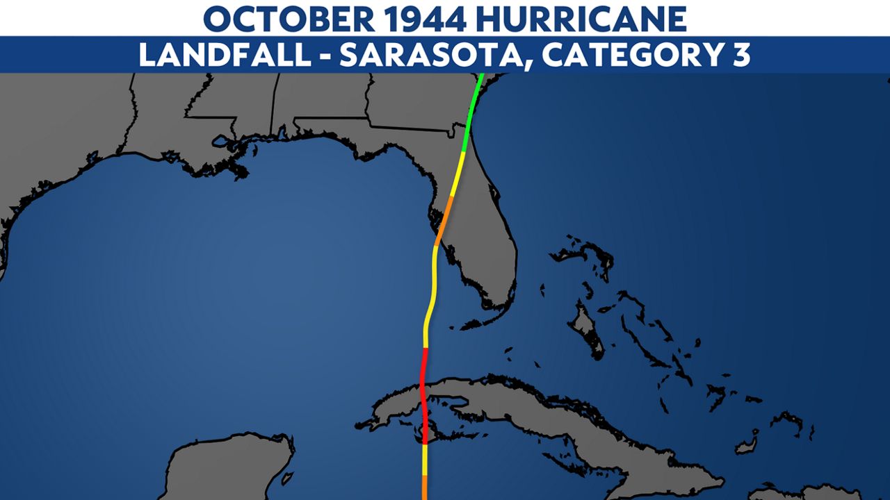 Notable hurricanes that impacted Tampa Bay since 1921