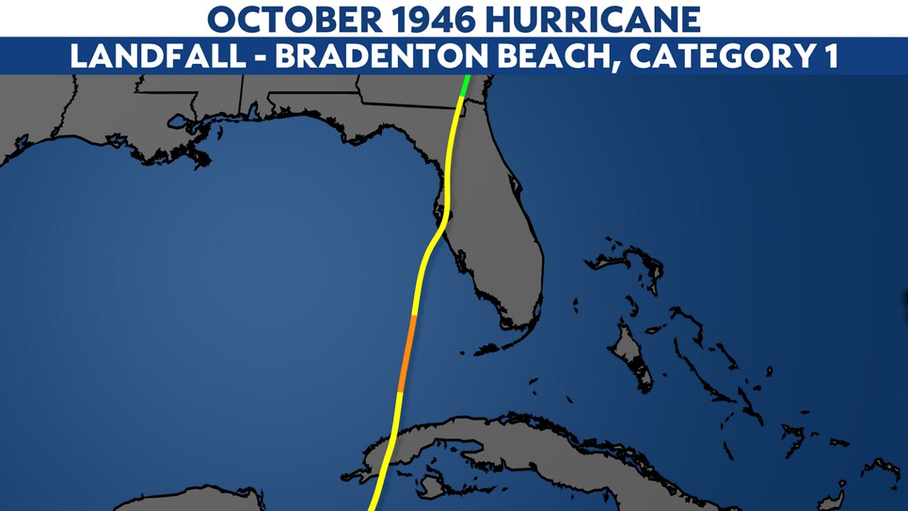 Notable hurricanes that impacted Tampa Bay since 1921