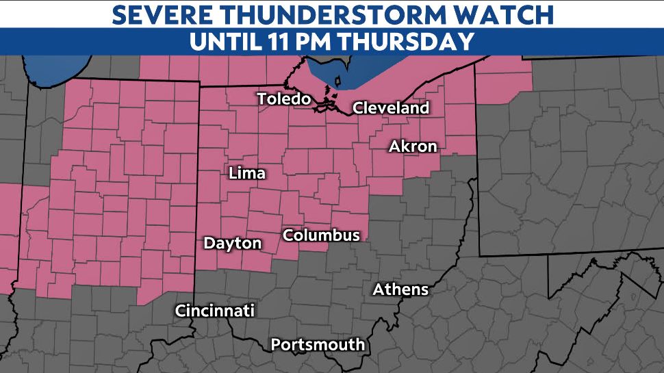 We're watching for severe weather Thursday evening