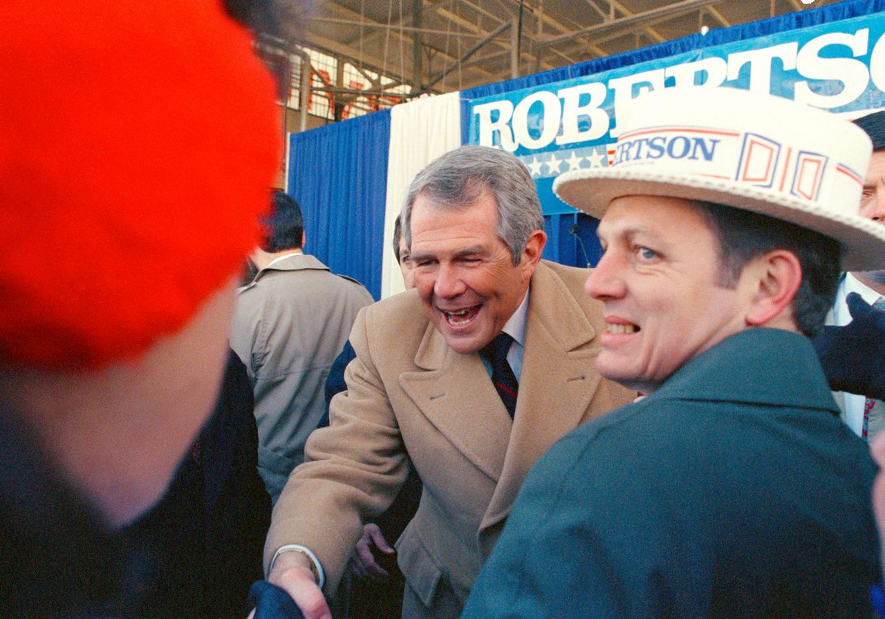 Pat Robertson united evangelical Christians and pushed them into