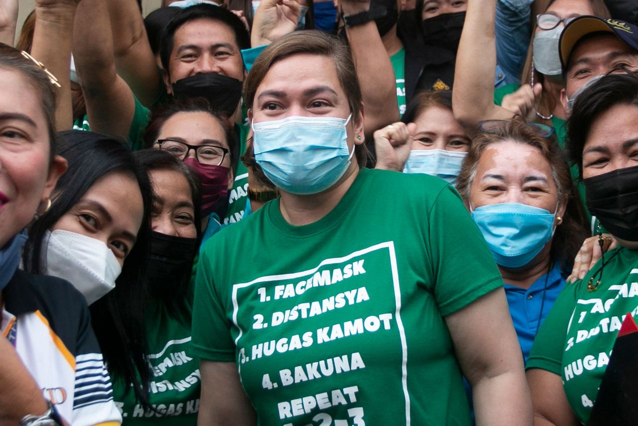 Philippine president's daughter to run for vice president