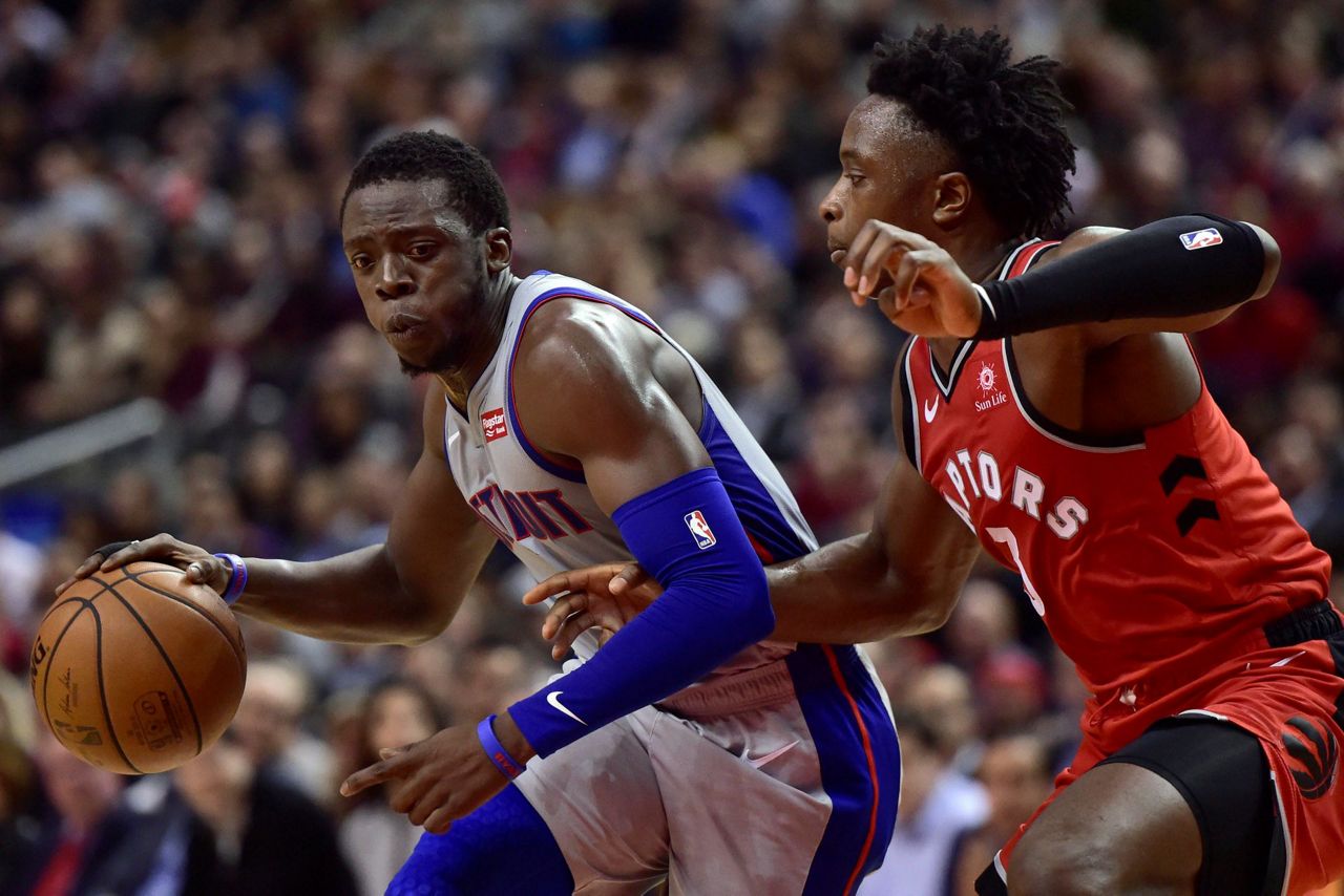 Pistons stun Raptors 106104 in Casey's return to Toronto