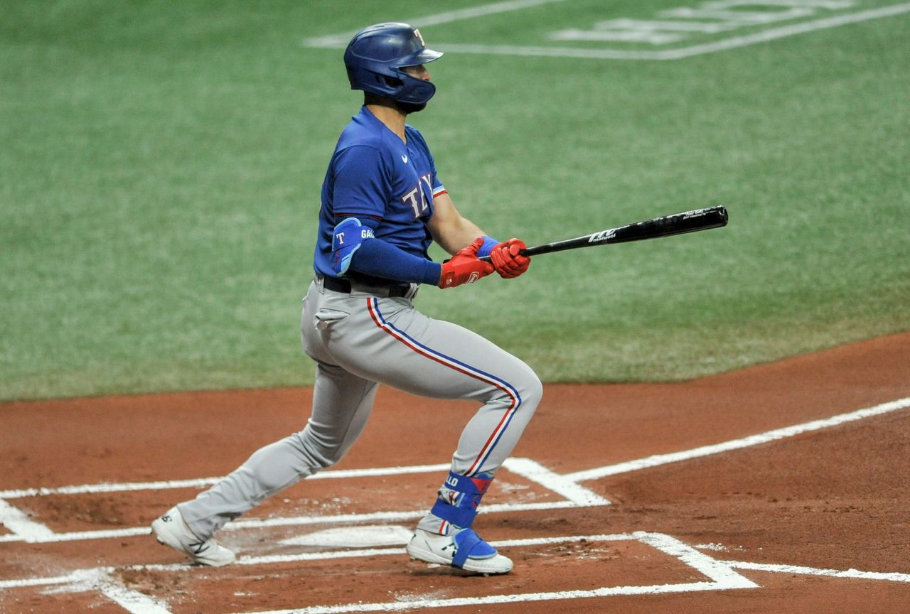 Gallo getting on base for Rangers without all of the extras