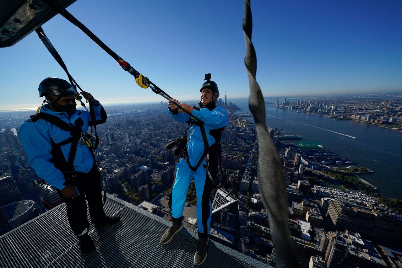 Do look down Scaling one of NYC's tallest skyscrapers