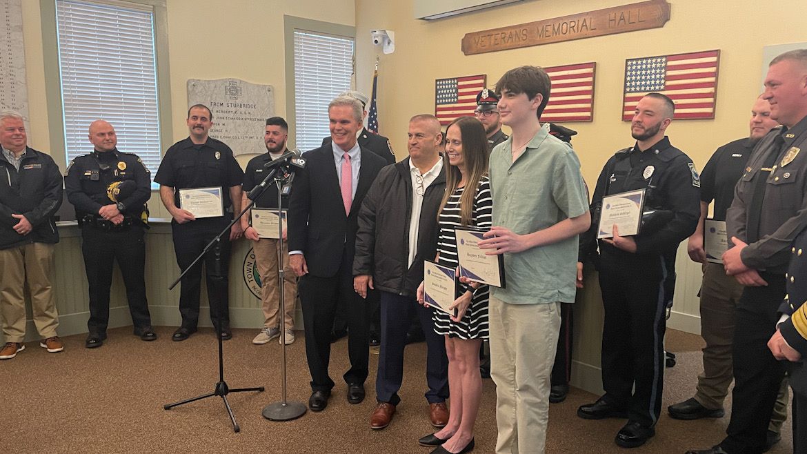Sturbridge first responders honored by Worcester DA's office