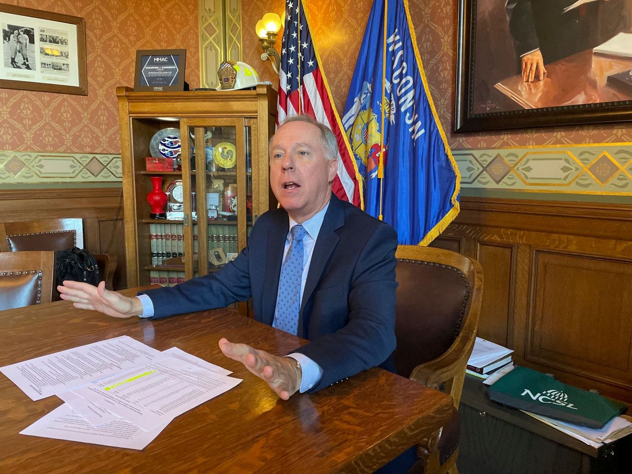 Wisconsin leader pivots, says impeachment of state Supreme Court