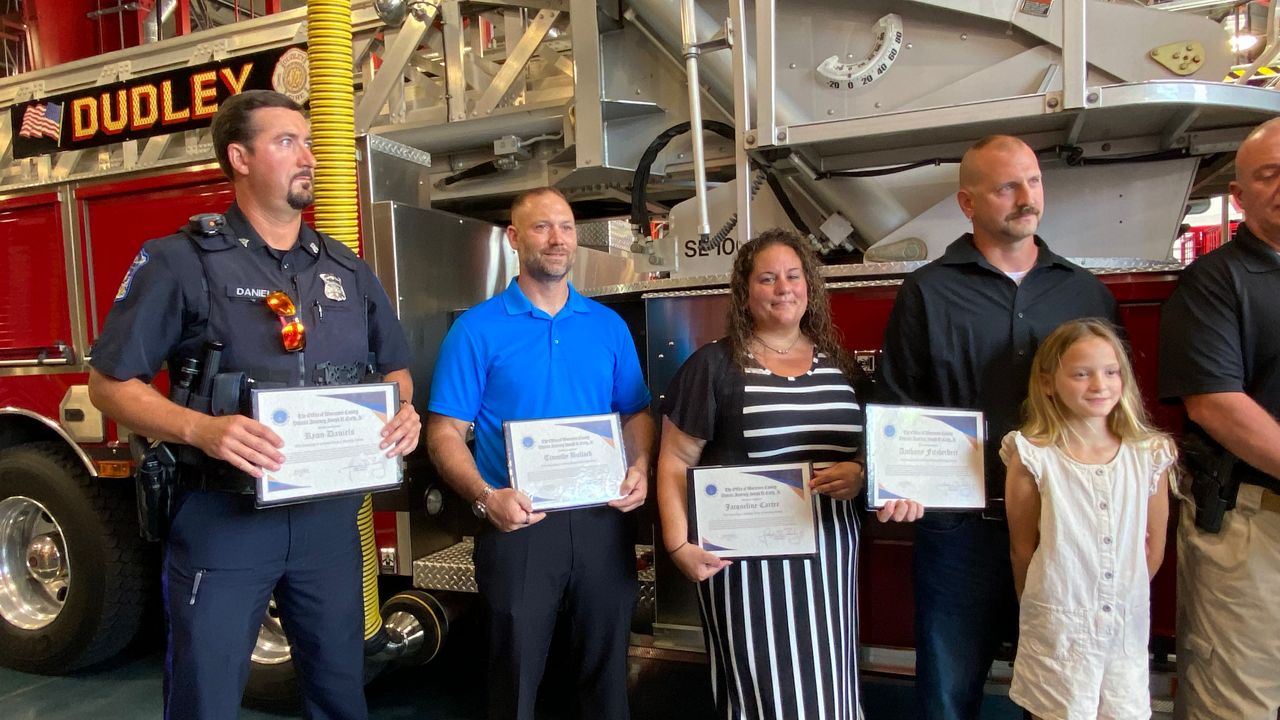 First responders, civilians in Dudley awarded for bravery