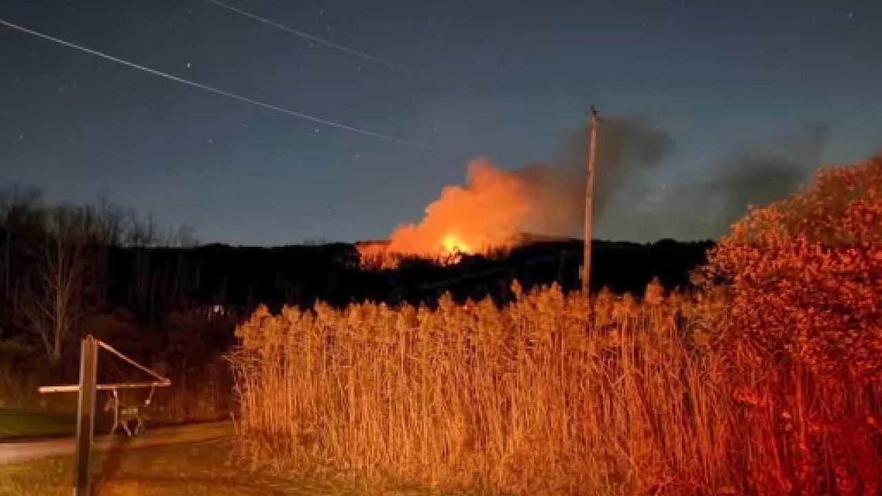 Dry fall leads to upstate wildfire, warnings across New York