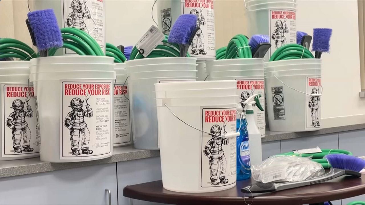 NY fire departments being provided decontamination kits