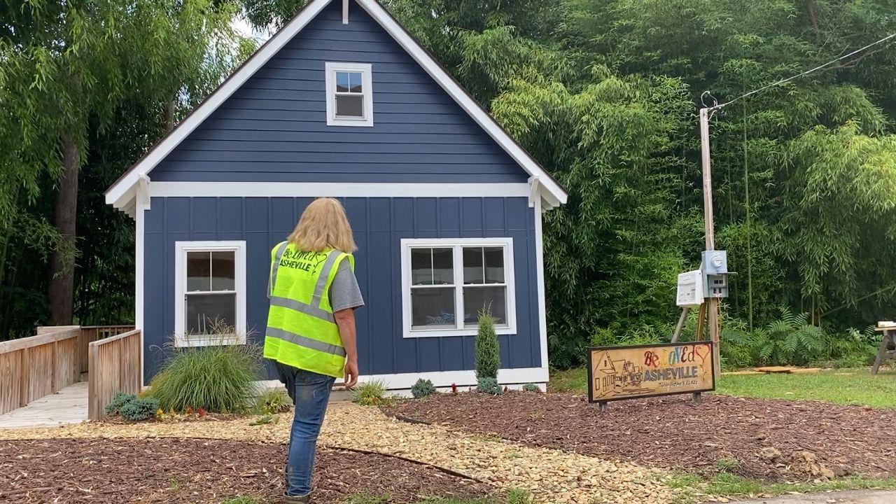 Asheville group builds tiny homes for city's