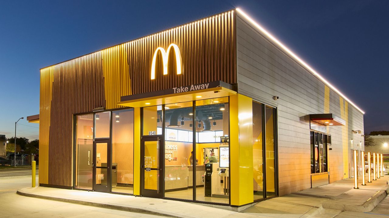 McDonald's test restaurant with conveyor belt in Texas