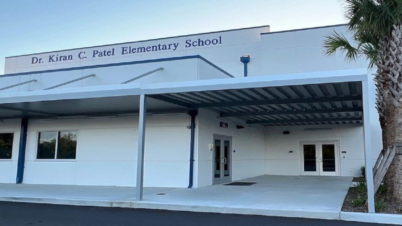 Dr. Kiran C. Patel Elementary to students in August