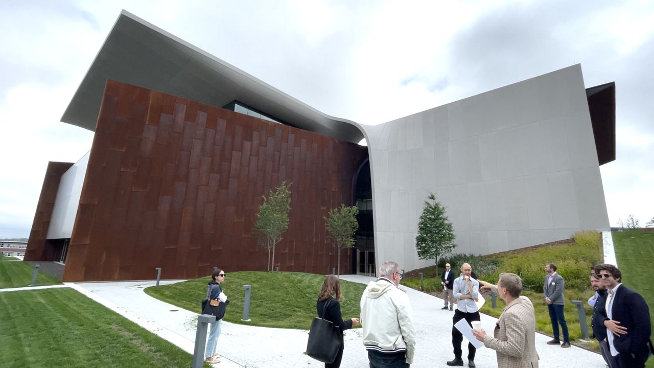 Inside the new Prior Performing Arts Center at Holy Cross