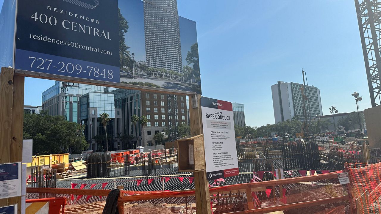 Dozens of concrete trucks to work in St. Pete this weekend