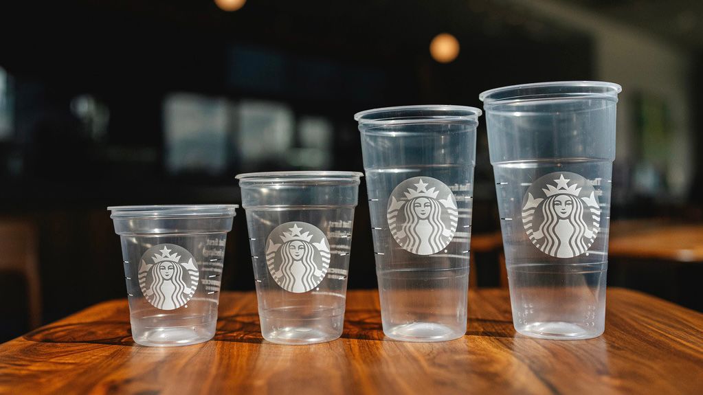 Starbucks redesigns cups to reduce plastic waste