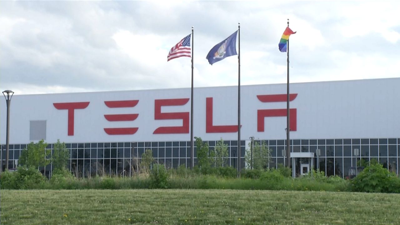 Group Tesla workers fired after union push at NY plant