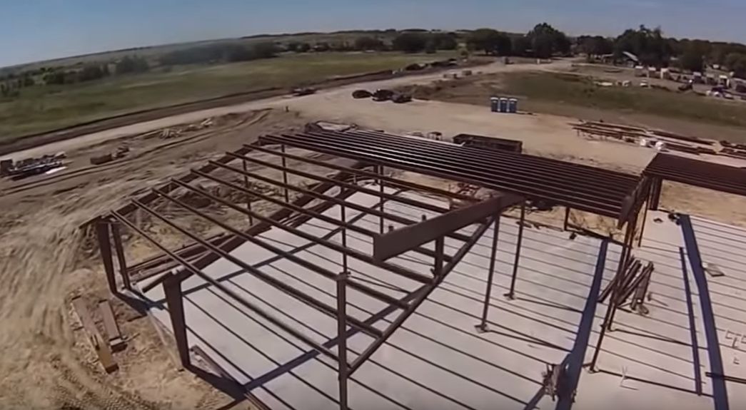 Steel Rises As Construction Continues On New Thrall High School