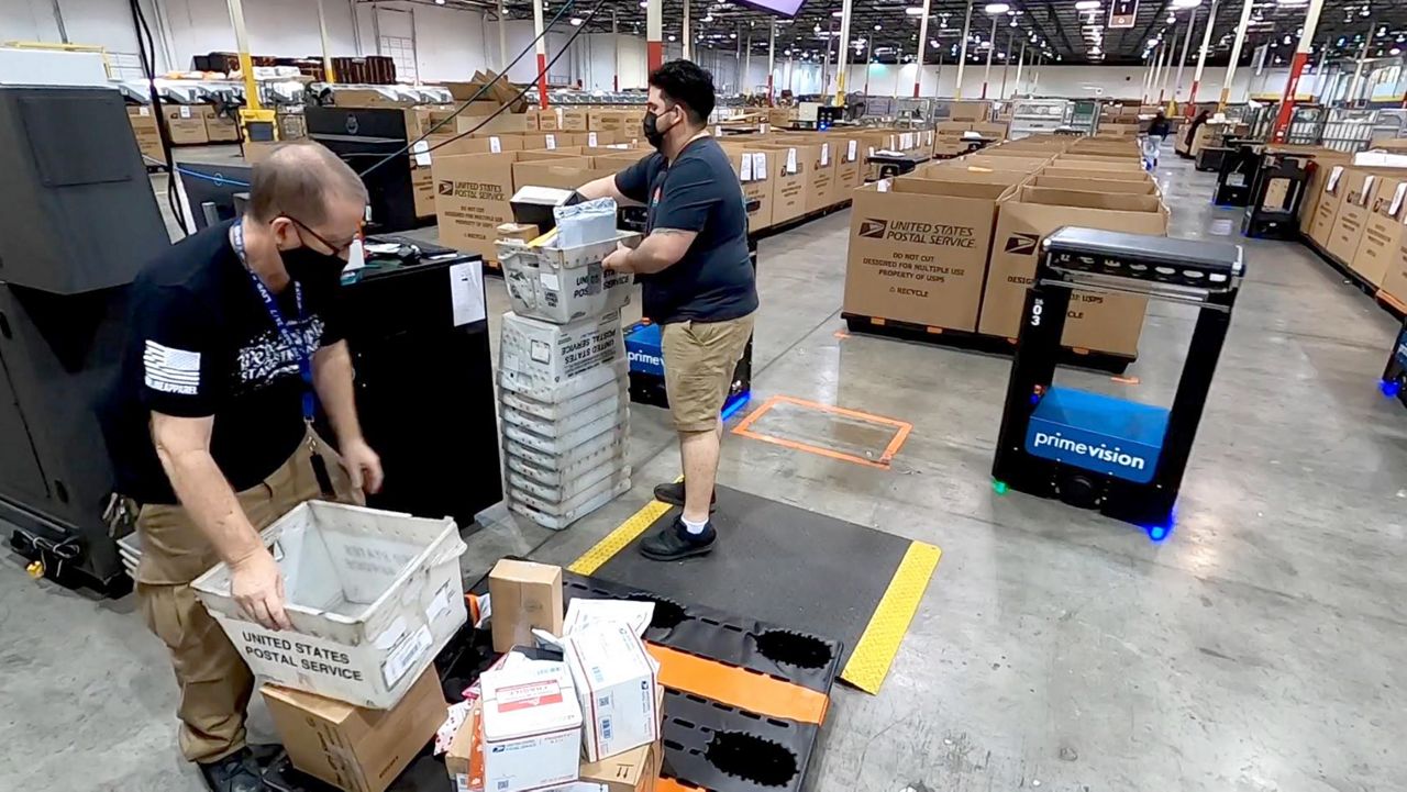 USPS uses robots to help deliver the holidays