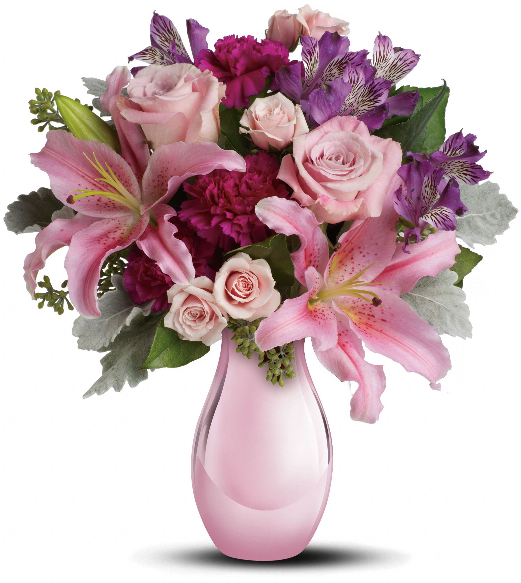 Enchanting Pinks By Teleflora Jabberfly