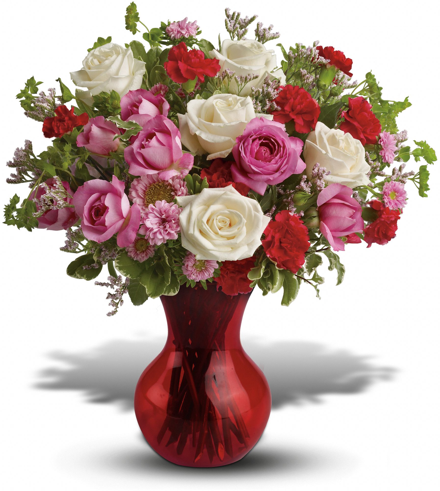 Teleflora’s Splendid In Red Bouquet With Roses Photodrive