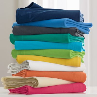 Solid Jersey Knit Duvet Cover & Sham The Company Store