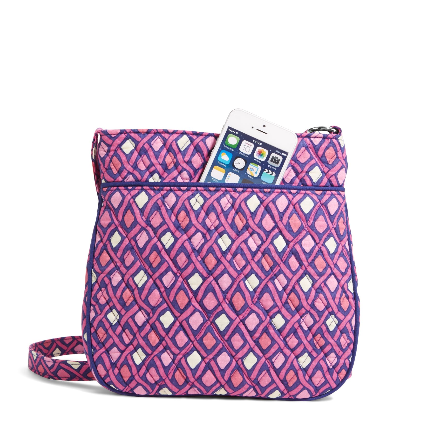 Vera Bradley Petite Double Zip Hipster Crossbody Bag eBay