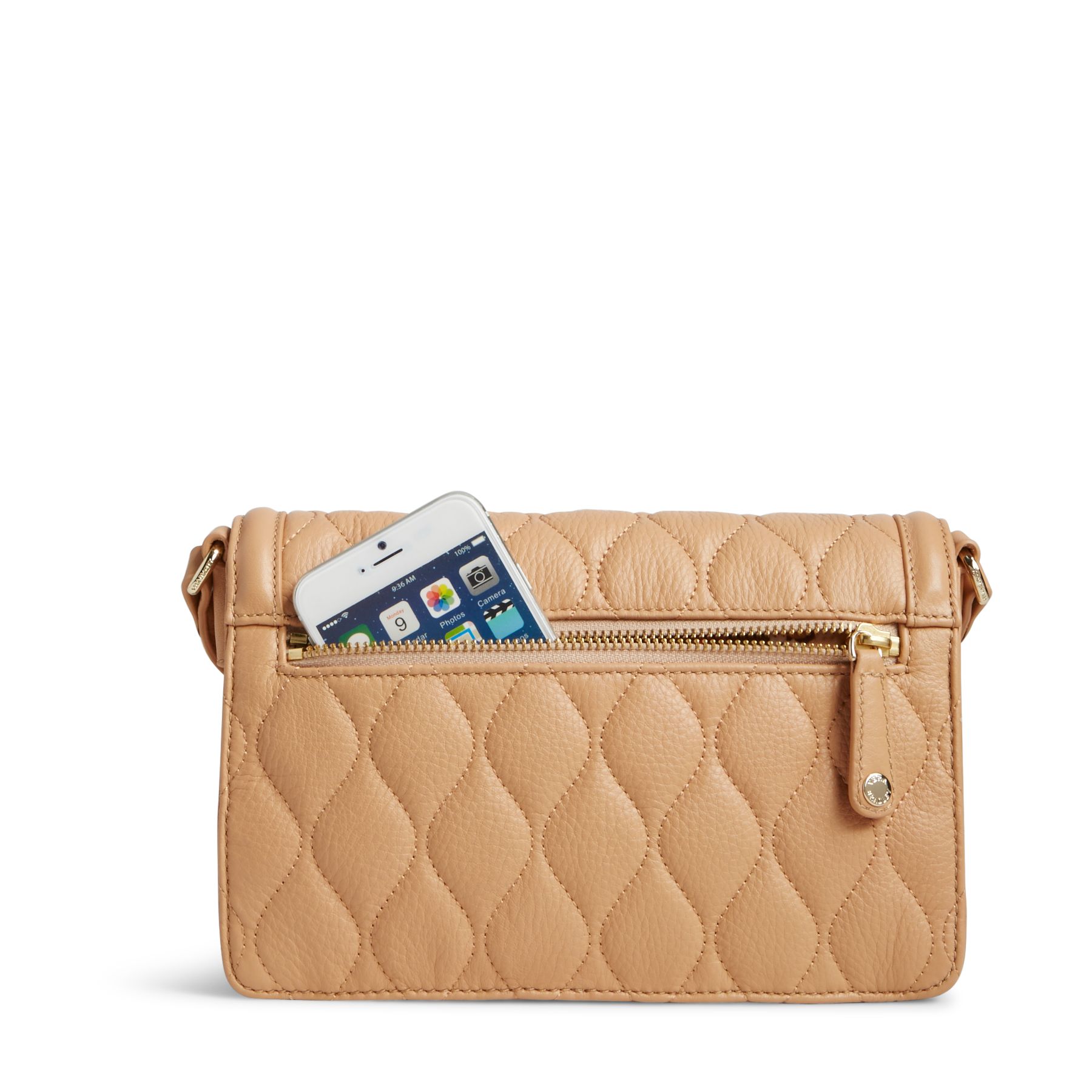 Vera Bradley Quilted Leather Tess Crossbody Bag eBay