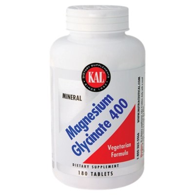 KAL Magnesium Glycinate 400 MG (180 Tablets) 21245812098 eBay