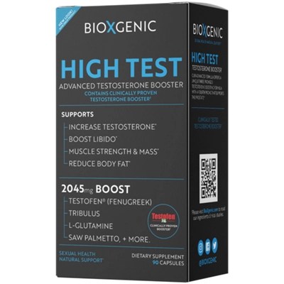 BioXGenic High Test Testosterone Booster with Testofen (90 Capsules) 699439000400 eBay