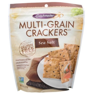 879890000113 UPC Crunchmaster Sea Salt Multi Grain Crackers Two Bags UPC Lookup